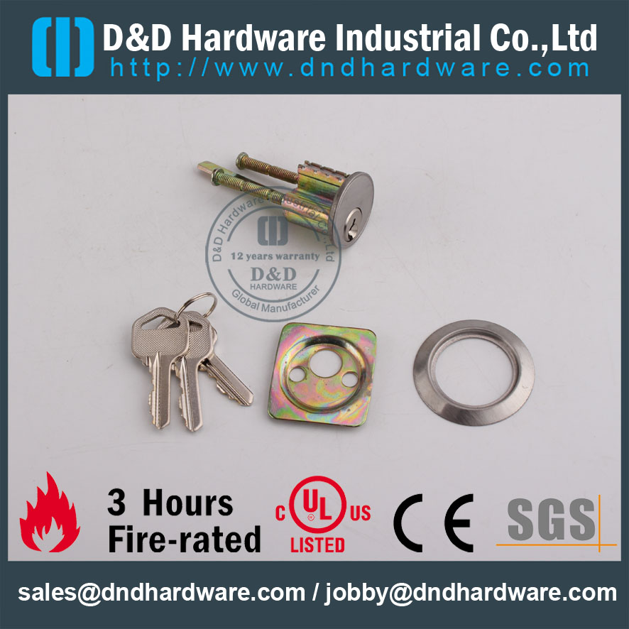 D&D Hardware-Construction Hardware Zinc Alloy Fire rated Door Lock cylinder DDPD020 D & D Hardware-Construction Matériel en alliage de zinc Verrouillage de porte Verrouillage de porte DDPD020