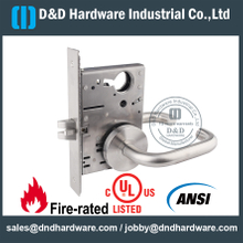 SS304 ANSI MORTISE PASSE PASSE PORTE LOCK-DDAL01 F01