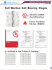 Charnière de porte de sécurité double SS316-DDSS013