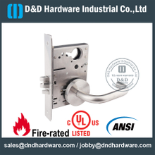 SS304 Grade 1 ANSI / BHMA MORTISE LOCK-DDAL31 F31