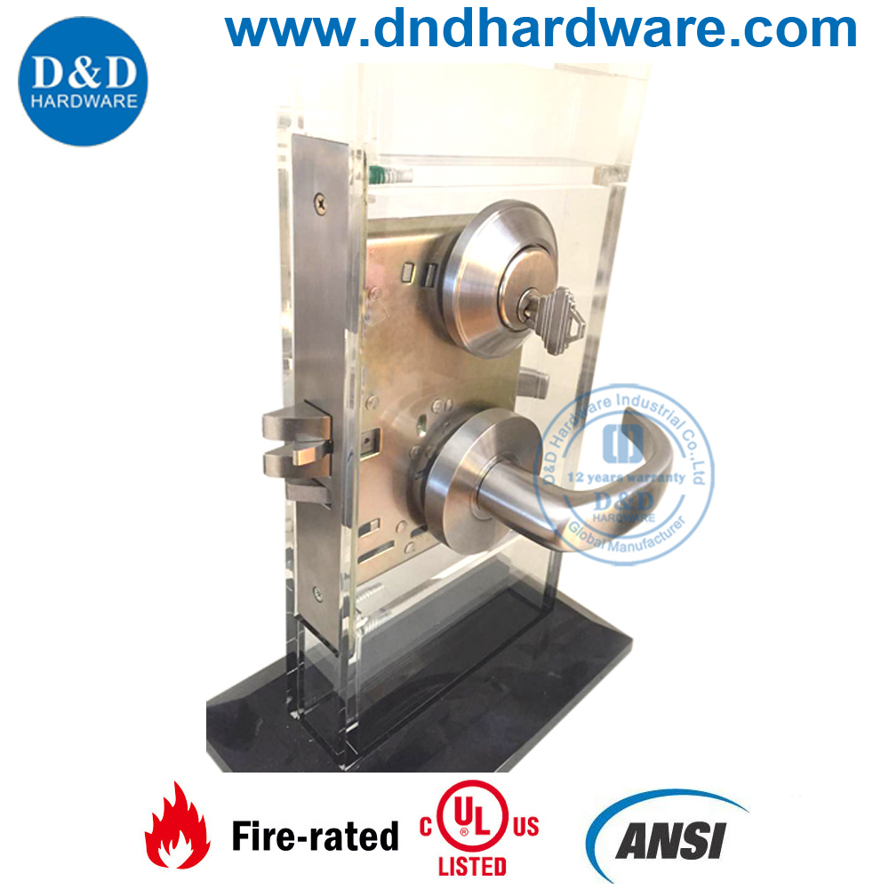 SS304 Double manivelle Handle-Ddah001