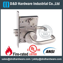 SS304 ANSI Classroom Mortise Lock-Ddal05-F05
