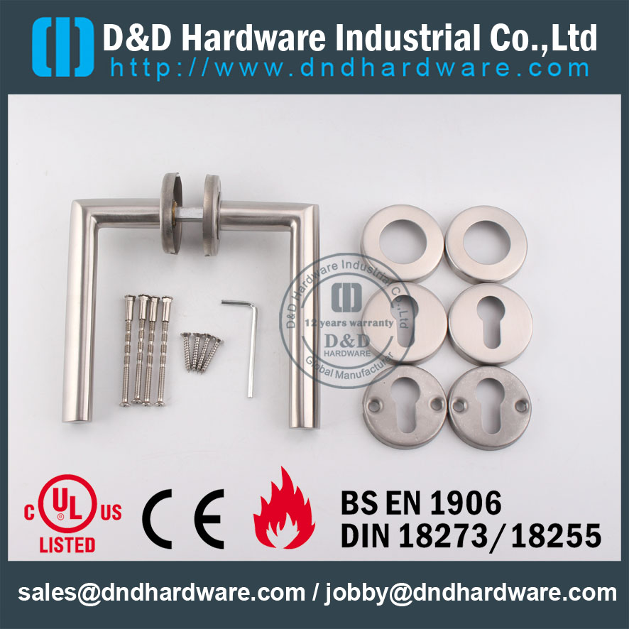 D & amp Hardware - EN 1906 Poign&eacute;e pour tube r&eacute;sistant au feu DDTH026