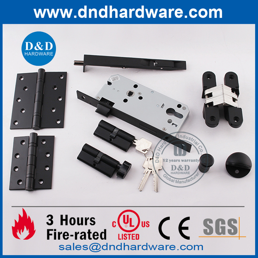 Porte de verre en acier inoxydable de sécurité Handle de traction à traction DDPH005