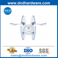 Porte en métal en acier inoxydable coulée solide de la plaque arrière poignée de porte-ddlp002