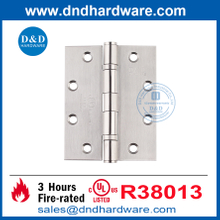 Finition en acier inoxydable en satin de bonne qualité Fire de feu répertorié Lisé Hinges de porte d'entrée-DDSS005-FR-5X4X3.0