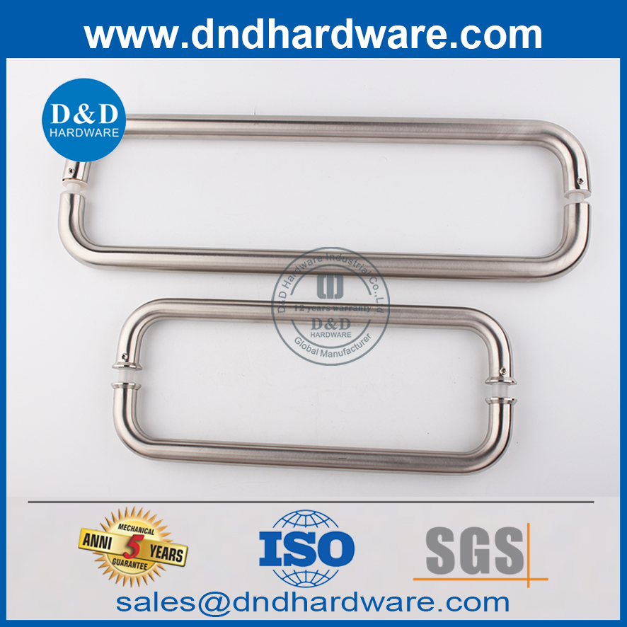 Poignée de traction de forme en acier inoxydable de haute qualité pour la porte interne-DDPH007