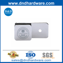 Acier inoxydable à 180 degrés de douche de salle de bain porte en verre en verre à la pince-ddgc003