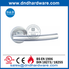 Silver en acier inoxydable rond Rose Lever Porte de porte-DDTH013