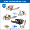 Black Nickel plaqué le levier tubulaire Poignée extérieure serrure pour la porte-DDLK099