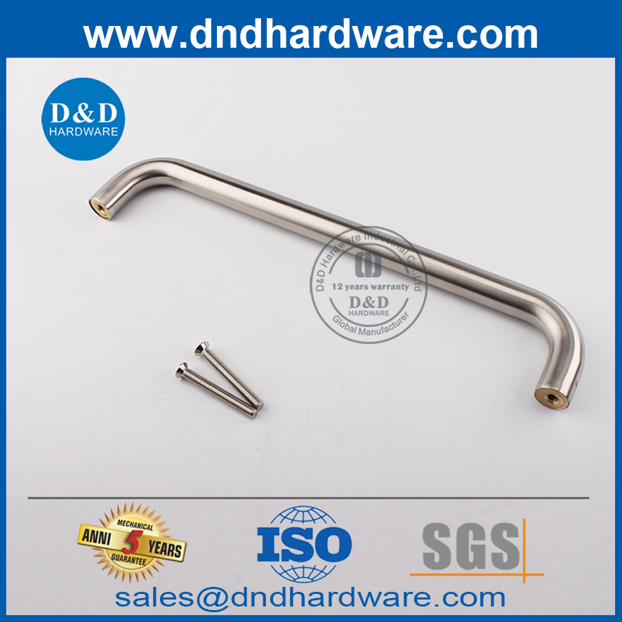 Poignée de traction de forme en acier inoxydable de haute qualité pour la porte interne-DDPH007