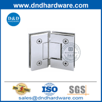 Types de porte de douche en acier inoxydable à 135 degrés / en laiton Hinge en verre Hinge-DDGH003