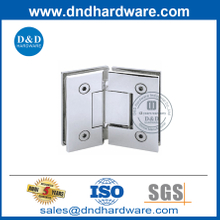 Salle de bain de salle de bain sans cadre à charnières de porte de douche pour porte en verre-ddgh003