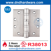 Résistance à l'incendie Hinges de porte en acier inoxydable UL Hinge de porte commerciale pour appartement-DDSS004-FR-4.5x4.5x4.6