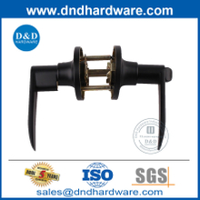 Matt Black Interior Porte Handle Lever Lockset pour appartement-ddlk094