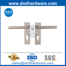 Horaire de levier de porte externe en acier inoxydable sur la plaque-DDTP009