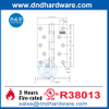 UL répertorié 304 Hinges de porte intérieure en acier inoxydable à charnière pour Home-DDSS005-FR-5X3.5x3.0