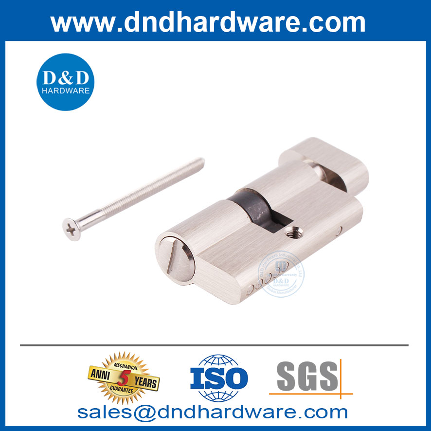 Verrouillage en euro-cylindre 60 mm Cylindre de porte en laiton entièrement