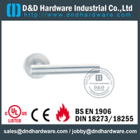 Acier inoxydable 316 Hollow T Bar Poignée pour la porte en acier nominale avec incendie avec EN1906-DDTH009