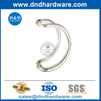 Porte en verre commercial en acier inoxydable personnalisé Handle-DDPH006