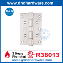 SS304 Hinge de porte métallique UL Listé Fire Satin nominal Nickel Hinges-DDSS005-FR-5X3.5X3