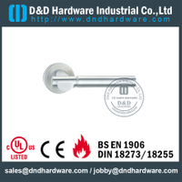 304 Grade Antirust Designer Lever Handle on Rose pour la porte interne -DDSH018
