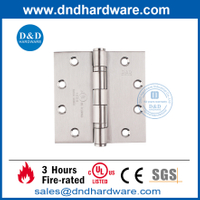 Meilleure charnière de porte commerciale nominale SS304 avec certification UL - DDSS002-FR-4.5x4.5x3