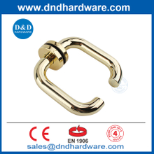 EN1906 Gold Gold European Room Door Lever Propre intérieur sur Rose-DDTH001