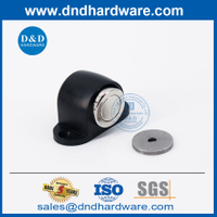 Moden Matte Black Magnetic Door Stop in Zinc Alloy-DDDS031