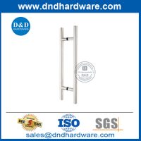 Poignée de traction à double face moderne en acier inoxydable pour la porte en verre DDPH001