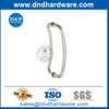 Porte de verre en acier inoxydable de sécurité Handle de traction à traction DDPH005