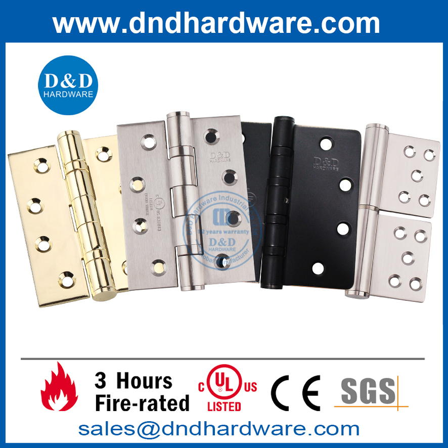 Hinges de porte d'entrée modernes en acier inoxydable 316 Hinges de porte en bois-DDSS002-FR-4.5x4.5x3.4