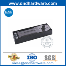 Porte de porte en verre Printemps à plancher avec couverture en acier inoxydable-DDFS222