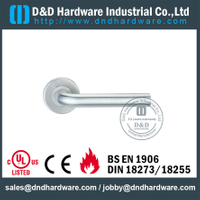Acier inoxydable 304 l Fire Fire Casé de porte creux Poignée pour la porte en métal en aluminium avec en1906-ddth002
