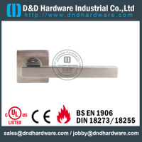 EN1906 SS Square Tube Lever Porte Handle-DDTH101