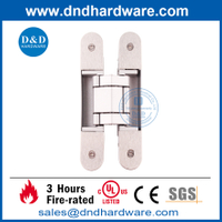 Panage en alliage en zinc 3d Hinge dissimulée pour la porte en bois - DDCH008-G40