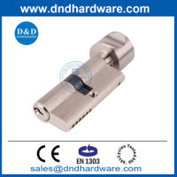 EN1303 Satin Nickel Solid Brass Commercial Lock Cylinder pour le marché européen-DDLC001